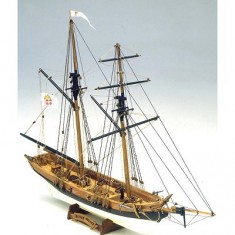 Wooden ship model: Black Prince