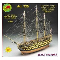 Wooden ship model: Victory