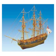 Wooden ship model: President