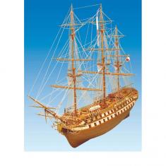 Wooden model ship: Le Superbe