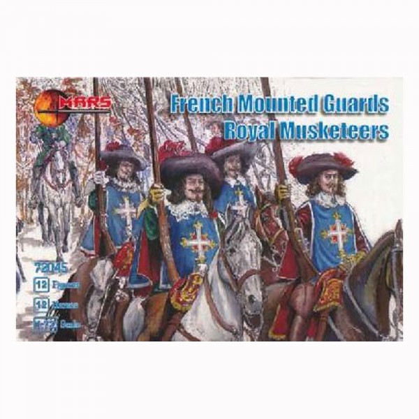 Figurine Garde à cheval royale - Mousquetaires du Roy 1650 - Mars-72045