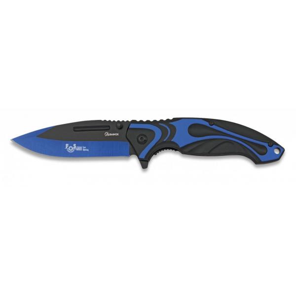 Couteau pliant Albainox Bleu à ouverture assistée - LC9136