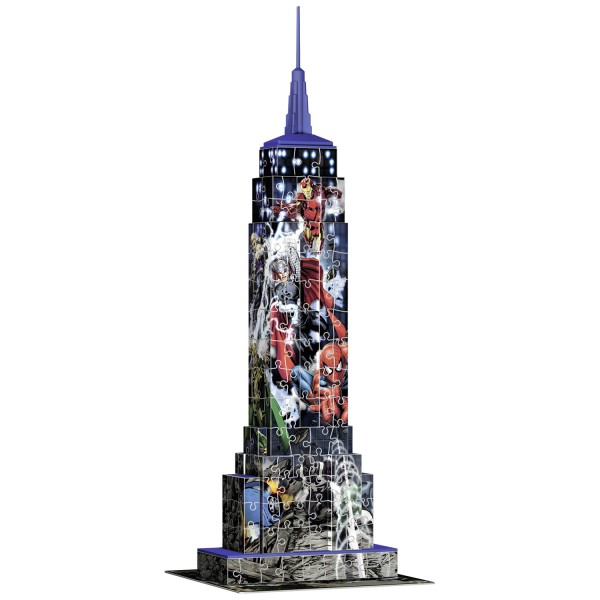 Puzzle 3D 216 pièces : Empire State Building Marvel - Ravensburger-12517