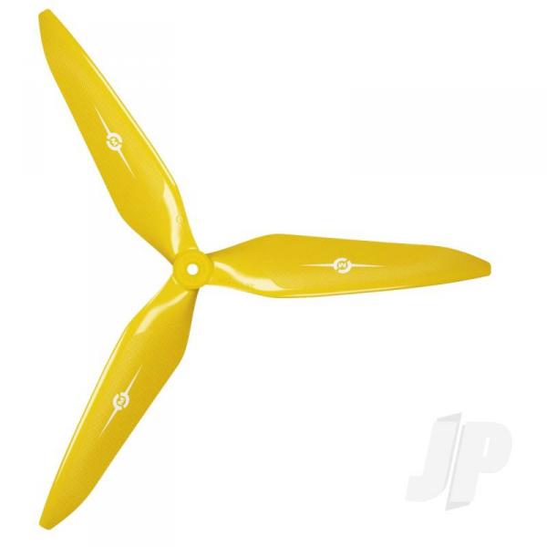 3X Power - 13x12 Propeller (CW) Rev./Pusher Yellow - MAS3X13X12RY1