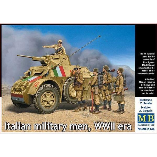 Italian military men,WWII era - 1:35e - Master Box Ltd. - MB35144