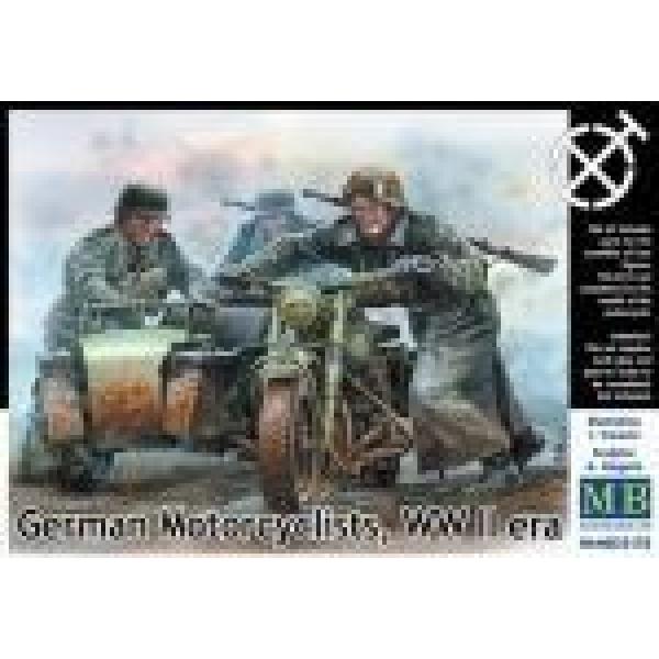 German motorcyclists, WWII era - 1:35e - Master Box Ltd. - MB35178