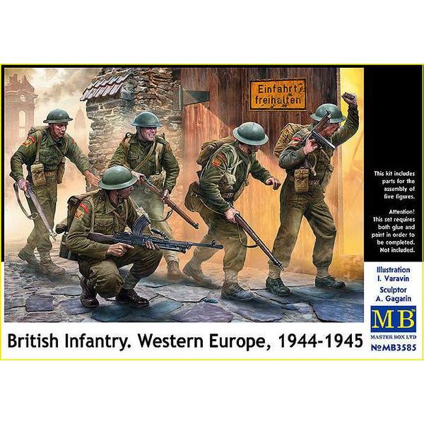 British Infantry. Western Europe. 1944-1945 - 1:35e - Master Box Ltd. - MB3585