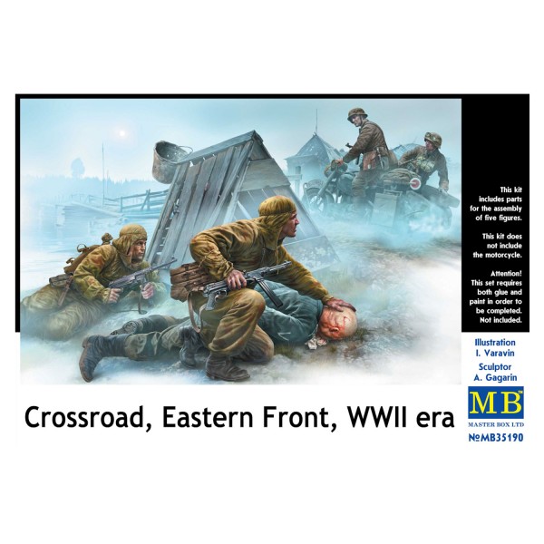 Crossroad,Eastern Front, WWII era - 1:35e - Master Box Ltd. - Master-MB35190