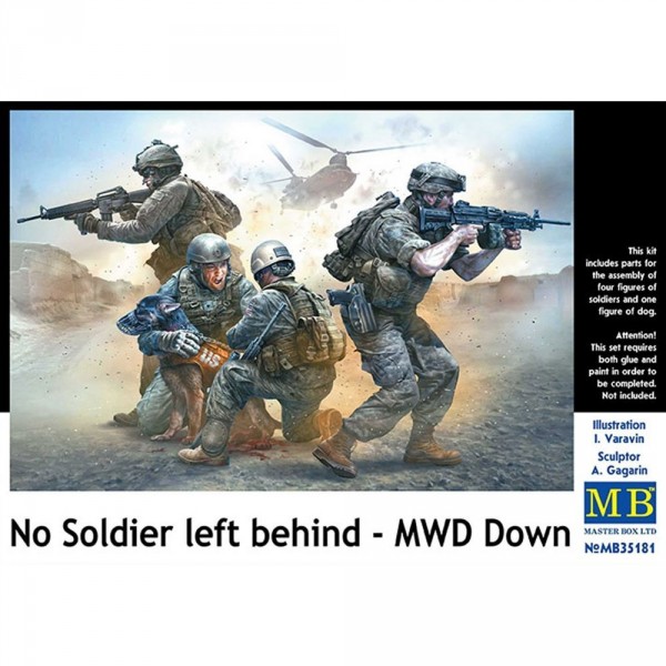 No Soldier left behind - MWD Down - 1:35e - Master Box Ltd. - Masterbox-MB35181