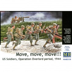 U.S. soldiers,Operation Overlord peri944 - 1:35e - Master Box Ltd.