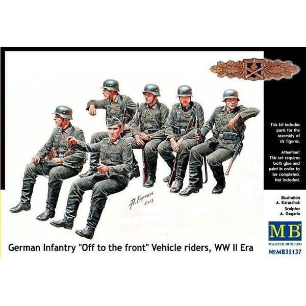 German infantry vehicle riders - 1:35e - Master Box Ltd. - MB35137