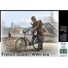 Figurine militaire : Soldat français WWII 