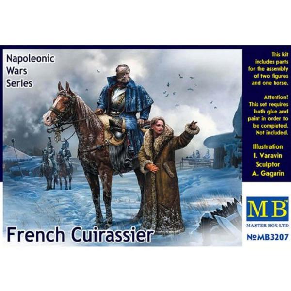Military figurine: French Cuirassier, Napoleonic Wars series - Master-MB3207