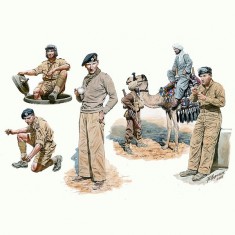 Figurines 2ème Guerre Mondiale : Ensemble 8e Armée Britannique : Afrique du Nord 1942