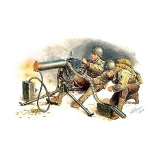 Figuren 2. Weltkrieg: US Browning Maschinengewehr Team cal. 30 1944