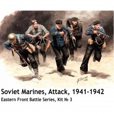 WWII-Figuren: Sowjetische Matrosen greifen 1941-1942 an