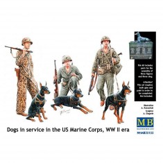 Figuren aus dem 2. Weltkrieg: US Marine Corps Dog Service