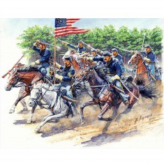 Bürgerkriegsfiguren: 8. Pennsylvania-Kavallerie-Regiment, Schlacht von Chancellorsville