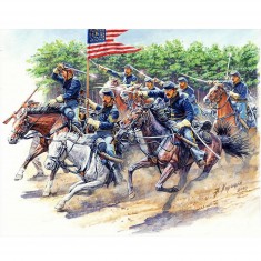 Figuras de la Guerra Civil: 8 ° Regimiento de Caballería de Pensilvania, Batalla de Chancellorsville