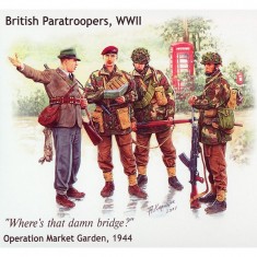 Figurines 2ème Guerre Mondiale : Parachutistes britanniques : Opération Market Garden 1944