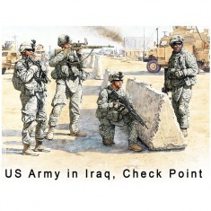 Figurines militaires : US check point : Irak 2010