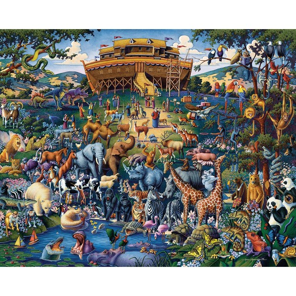 Puzzle 1000 pièces : L'arche de Noé - Master-Pieces-71178