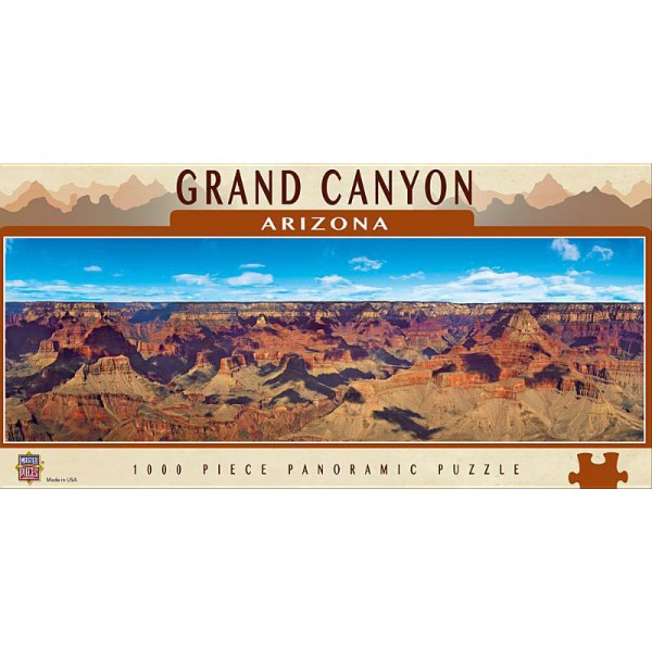 Puzzle 1000 pièces panoramique : Grand Canyon, Arizona - Master-Pieces-71582