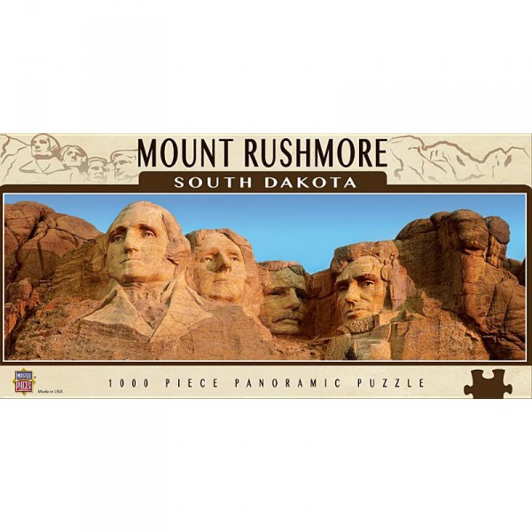 Puzzle 1000 pièces Panoramique : Mont Rushmore - Master-Pieces-71583