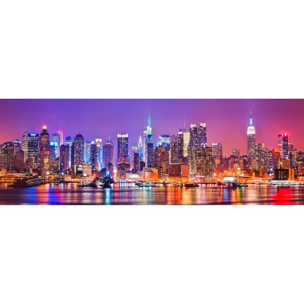 Puzzle 1000 pièces Panoramique : New-York City - Master-Pieces-71596
