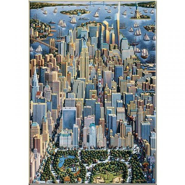 Puzzle 500 pièces - Explorer le monde : New York City - Master-Pieces-40093