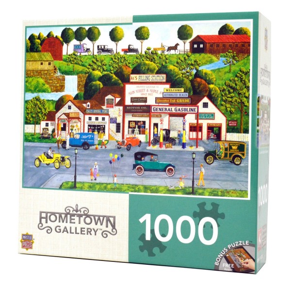 Puzzle 1000 pièces : La vieille station d'essence - Master-Pieces-71626