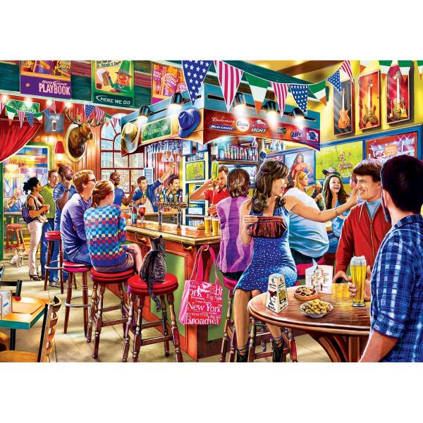 Puzzle 550 pieces : Diners and Dives - Duffy's Sports & Suds  - Masterpieces-31928