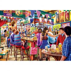  Puzzle de 550 piezas: Diners and Dives - Duffy's Sports & Suds