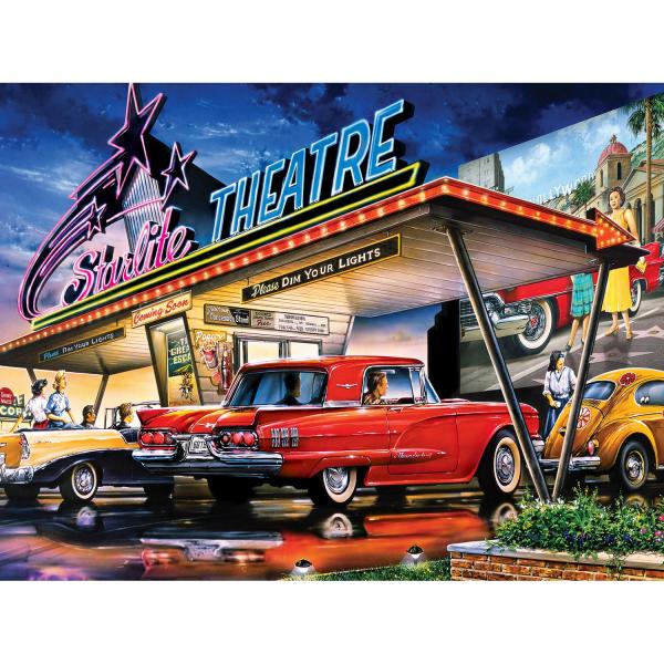 Puzzle 550 pieces : Diners and Dives - Starlite Drive-In  - Masterpieces-31929