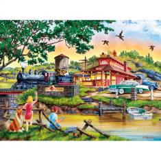 Puzzle 550 pieces : Country Escapes - Apple Express 