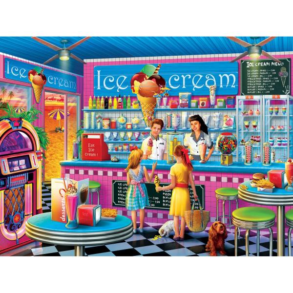 Puzzle 750 pieces : Shopkeepers - Anna's Ice Cream Parlor  - Masterpieces-32011