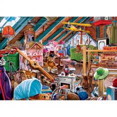  Puzzle mit 550 Teilen: Home Sweet Home - Dachbodengeheimnisse