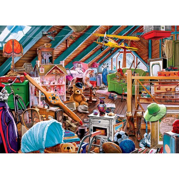  Puzzle mit 550 Teilen: Home Sweet Home - Dachbodengeheimnisse - Masterpieces-32041