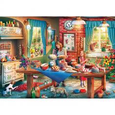 Puzzle 550 pieces : Home Sweet Home - Baking Bread 