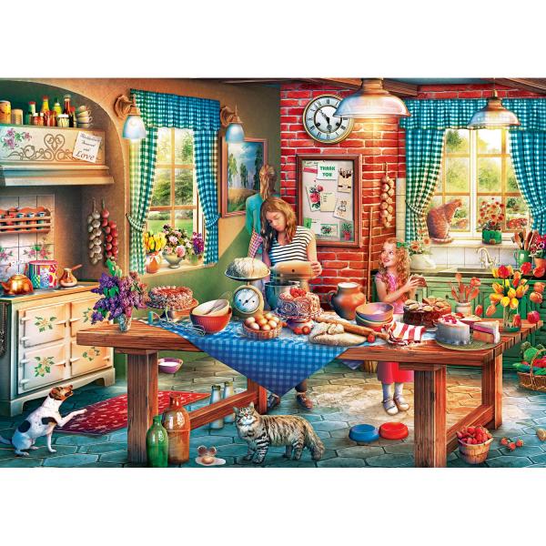 Puzzle 550 pieces : Home Sweet Home - Baking Bread  - Masterpieces-32042,01