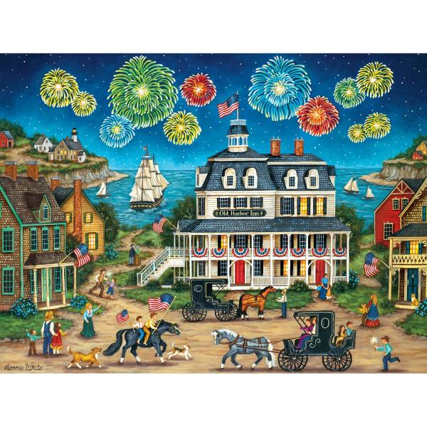  Puzzle 550 pièces : Collection Heartland - Finale des feux d'artifice - Masterpieces-32073