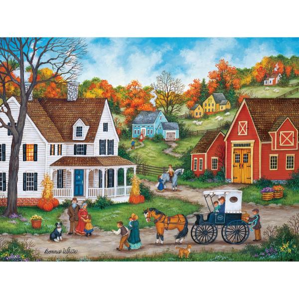  Puzzle 550 pièces : Collection Heartland - Le dîner chez grand-mère - Masterpieces-32074