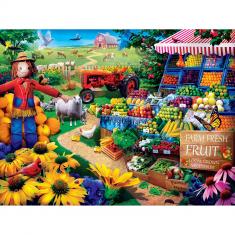  Puzzle 750 pièces : Marché fermier - Fruits frais de la ferme