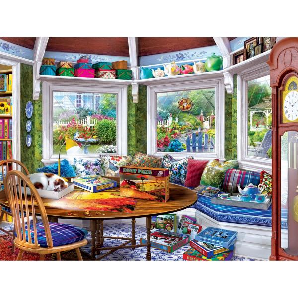  Puzzle 550 pièces : Home Sweet Home - Le refuge des puzzleurs - Masterpieces-32183,01