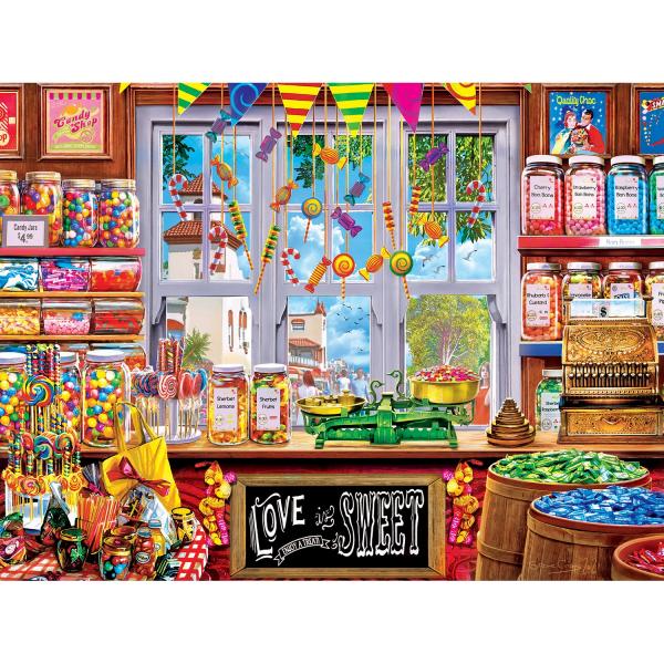  Puzzle 750 pièces : Commerçants - L'amour est doux - Masterpieces-32256