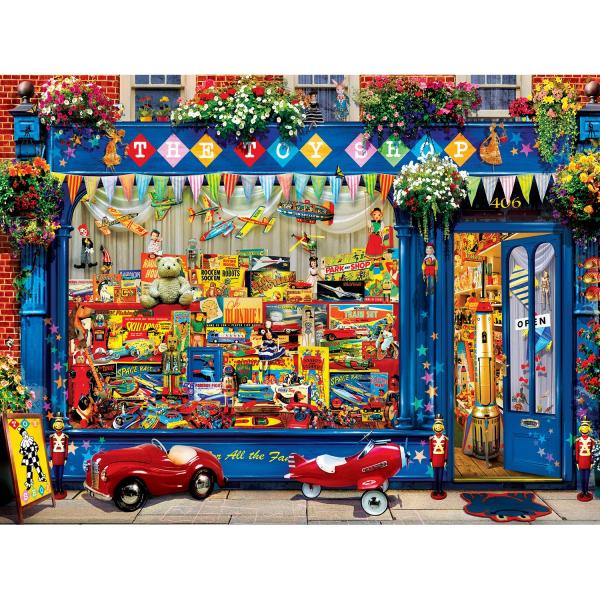  Puzzle 750 pièces : Commerçants - Le magasin de jouets - Masterpieces-32257