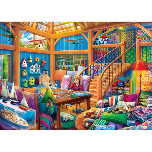  Puzzle mit 550 Teilen: Home Sweet Home - Hobbyzeit - Masterpieces-32295,01