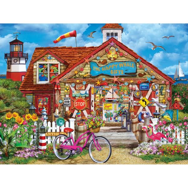 Puzzle 550 pieces : Greetings From - New England  - Masterpieces-32313