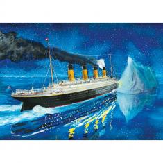  Puzzle 1000 piezas: Titanic - Titanic en el mar Iceberg