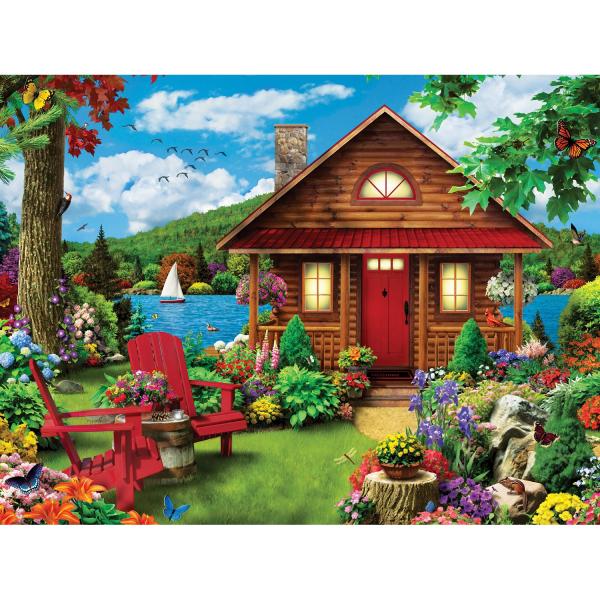  Puzzle 750 pièces : Lazy Days - Bord de mer - Masterpieces-61402